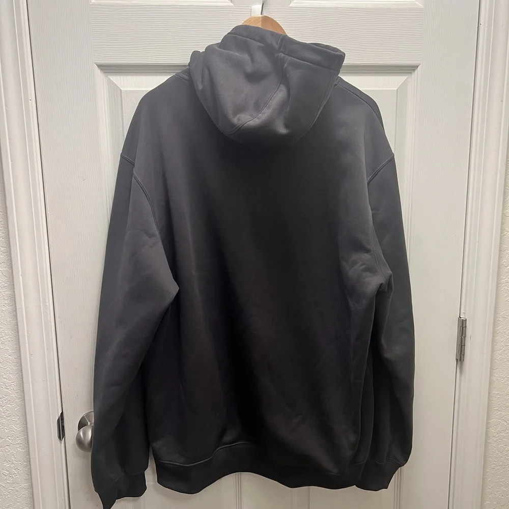 Under Armour Navy Sea Warriors Hoodie Men’s LG Black Gold USN Military Pullover